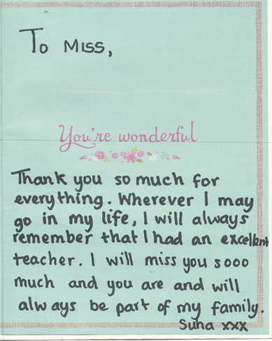 STUDENTS TESTIMONIAL