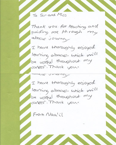 STUDENTS TESTIMONIAL